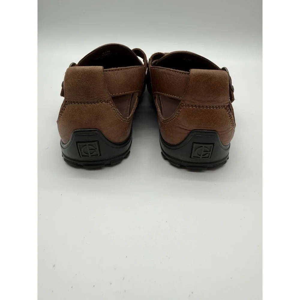 Cole Haan Men's Size 8 Brown Leather Fisherman's Sandals with Buckle Size 8.5 M